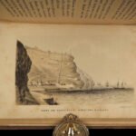 1862 Slave Trade Africa & American Flag Foote Voyages Civil War Slavery Plates