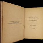 1862 Slave Trade Africa & American Flag Foote Voyages Civil War Slavery Plates