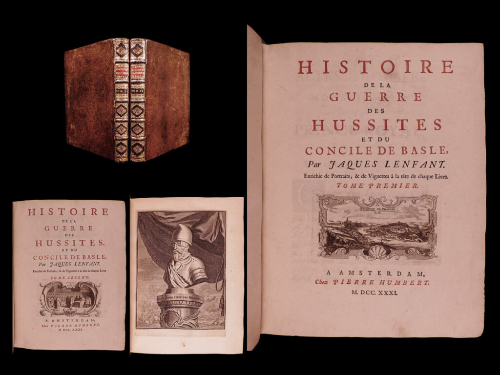 Histoire de la guerre des hussites et du concile de basle. Jacques lenfant.
