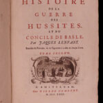 1731 1ed Hussite War Lenfant Council of Basel Jan Hus Reformation Bohemia Huss