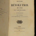 1866 Garnier-Pages History of 1848 French Revolution France Napoleon III 8v SET