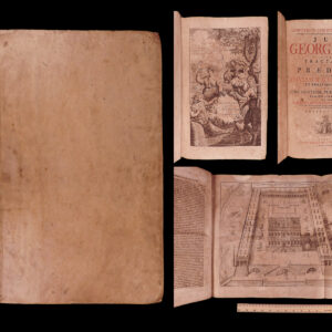 Godofredi Christiani Leiseri … Jus Georgicum, sive Tractatus de praediis, in quo universum jus praediorum et pertinentiarum ex jure gentium, publico, feudali, Romano-Germanico, nec non e scriptoribus historicis, politicis et oeconomicis deductum, explicatum, figurisque aeneis illustratum est. Christian Gottfried Leiser.
