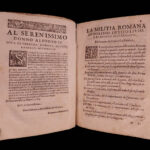 1583 1ed Patrizi La Militia Romana Polybius LIVY Dionysius ROME Military Ferrara