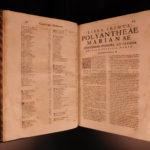 1694 Polyanthea Mariana Mariology MIRACLES Mary Immaculate Conception Marracci