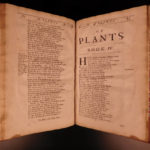 1689 FOLIO 1ed Abraham Cowley Six Books of Plants Herbs Coca Flowers English