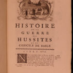 1731 1ed Hussite War Lenfant Council of Basel Jan Hus Reformation Bohemia Huss