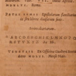 1552 Bembo Letters Italian Renaissance Erasmus Rotterdam Reginald Pole Alciato