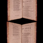 1689 FOLIO 1ed Abraham Cowley Six Books of Plants Herbs Coca Flowers English