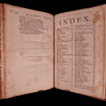 1689 FOLIO 1ed Abraham Cowley Six Books of Plants Herbs Coca Flowers English