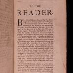 1689 FOLIO 1ed Abraham Cowley Six Books of Plants Herbs Coca Flowers English