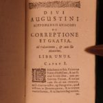 1673 Saint Augustine of Hippo Letters Grace & Free Will Predestination Latin