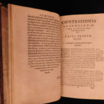 1597 1st ed Confessio Pope Gregory I Catholic Church Sacraments Miracles Petreus