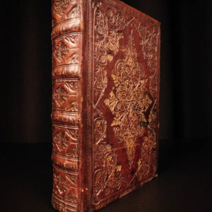 1750 Bury Romanorum Pontificum Catholic Church Popes GOLD Gilt Binding Linz