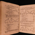 1706 Adrian Vlacq Sinuum & Logarithms Dutch Mathematics Trigonometry Tables RARE