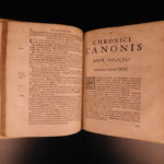 1696 Marsham Chronicus Canon Jewish & Egyptian RITES Hebrew Greek Latin