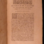 1585 1ed Michel de Hopital Epistolarum seu Sermonum French Humanism Latin Poetry