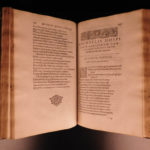 1585 1ed Michel de Hopital Epistolarum seu Sermonum French Humanism Latin Poetry