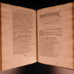 1585 1ed Michel de Hopital Epistolarum seu Sermonum French Humanism Latin Poetry