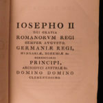 1764 1ed History Vienna Austria Jesuit Leopold Fischer MAP Joseph II Illustrated