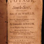1744 RAREST George Anson Voyage to South-Seas South America Brazil Peru Chile