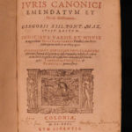 1631 LAW Corpus Juris Canonici Inquisition Pope Gregory XIII Gregory Decretals