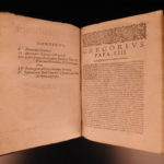 1631 LAW Corpus Juris Canonici Inquisition Pope Gregory XIII Gregory Decretals