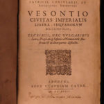 1618 1ed Chifflet Famous Vesontio Civitas Imperialis Besançon France Latin Greek