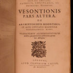 1618 1ed Chifflet Famous Vesontio Civitas Imperialis Besançon France Latin Greek