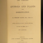 1875 Charles Darwin Variation Under Domestication Biology Plant Evolution 2v