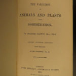 1875 Charles Darwin Variation Under Domestication Biology Plant Evolution 2v