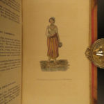 1828 1ed AUSTRIA by Shoberl Illustrated Costumes Moravia Czech Republic Croatia