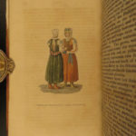 1828 1ed AUSTRIA by Shoberl Illustrated Costumes Moravia Czech Republic Croatia