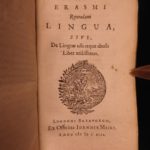 1642 Erasmus of Rotterdam Autobiography & Letters Dutch Renaissance Humanism