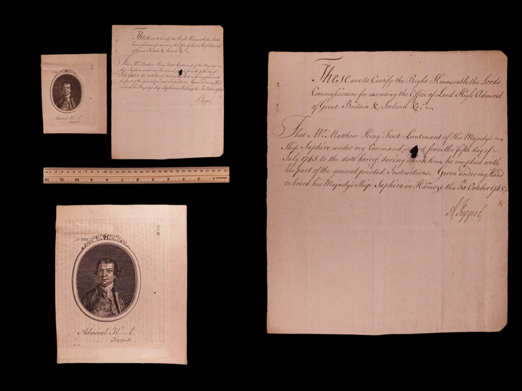 [handwritten letter]. Augustus keppel.