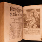 1716 1ed Corona Mariana Lives of Catholic Saints Hagiography Aquinas Nicetas