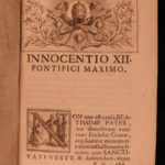 1698 1st ed EARLY CHURCH Documents Zaccagni Collectanea Monumentorum Euthalius