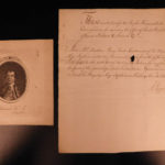 1745 Admiral Keppel SIGNED Handwritten Letter Royal Navy British Ship Saphire