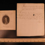 1745 Admiral Keppel SIGNED Handwritten Letter Royal Navy British Ship Saphire