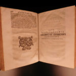 1698 1st ed EARLY CHURCH Documents Zaccagni Collectanea Monumentorum Euthalius