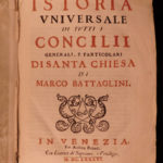 1696 History of Catholic Church Councils Marco Battaglini Italian Synods Venice