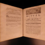 1775 1ed Diocese of Le Mans France Catholic Liturgy Chant Music Rituals Prayers