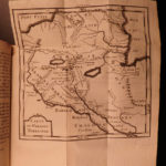 1725 Jewish History Calmet JEWS + Bible Commentary Holy Land MAPS Jerusalem