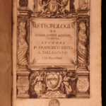 1644 1st ed Meteorologia Resta Meteorology Weather Physics Earthquake Aristotle