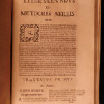 1644 1st ed Meteorologia Resta Meteorology Weather Physics Earthquake Aristotle