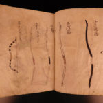 1771 Japanese Handwritten Weapons Katana Michiyasu Woodblock Color Illustrated