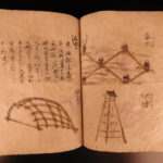 1771 Japanese Handwritten Weapons Katana Michiyasu Woodblock Color Illustrated
