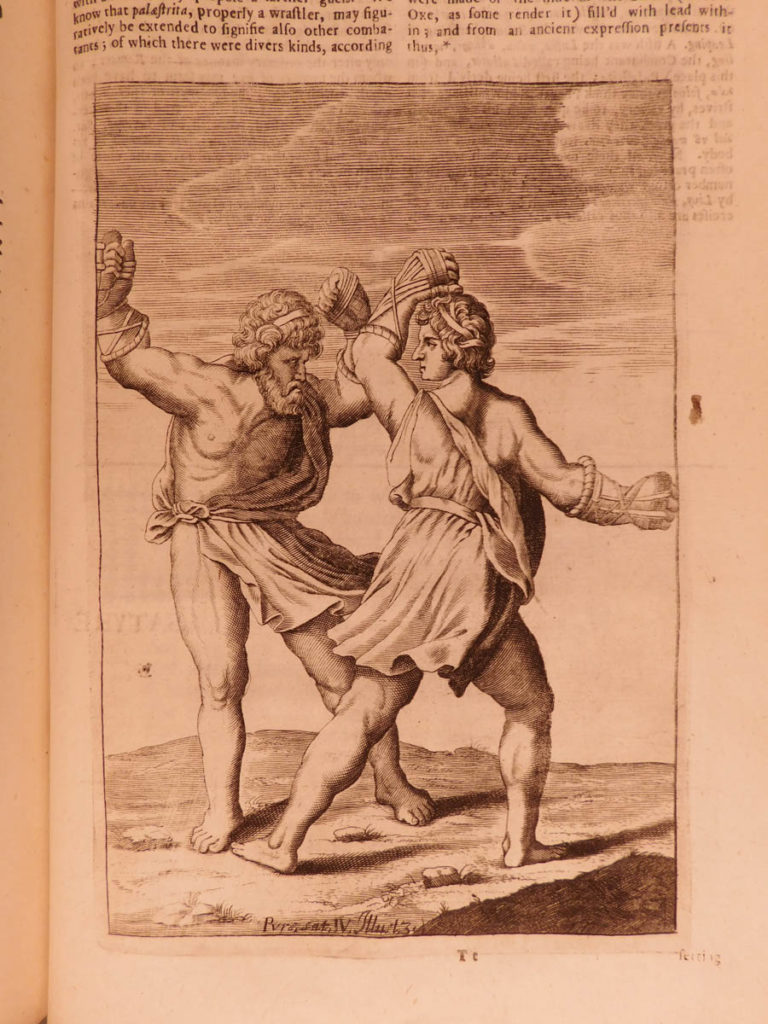 1673 english juvenal persius satires stoic philosophy illustrated oxford holyday | <em>“many commit the same crime with a very different result. One bears a cross for his crime; another a crown. ” </em> <em>― </em>juvenal<em>, the satires</em> <em> </em> <em>a rare 1673 printing of ‘the satires’ of both juvenal and persius printed in oxford by downing. This collection of satirical poetry was written in the late 1<sup>st</sup> and 2<sup>nd</sup> centuries and discuss society, social norms, irony, each of these providing insight to the morals and values of roman life at the time. Juvenal outlines many of the concerns he has with roman citizens including unfaithfulness and greed; issues he recognized as downfalls to society. </em> <em> </em> <em>this scarce, late 17<sup>th</sup>-century edition was translated into english by barten holyday and <strong>features 52 impressive engravings throughout</strong>. </em>