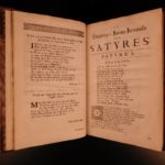 1673 ENGLISH Juvenal Persius SATIRES Stoic Philosophy Illustrated Oxford Holyday