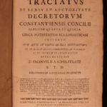 1686 Council of Constance Catholic Papal Decrees Vatican Library Schelstrate