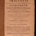 1686 Council of Constance Catholic Papal Decrees Vatican Library Schelstrate
